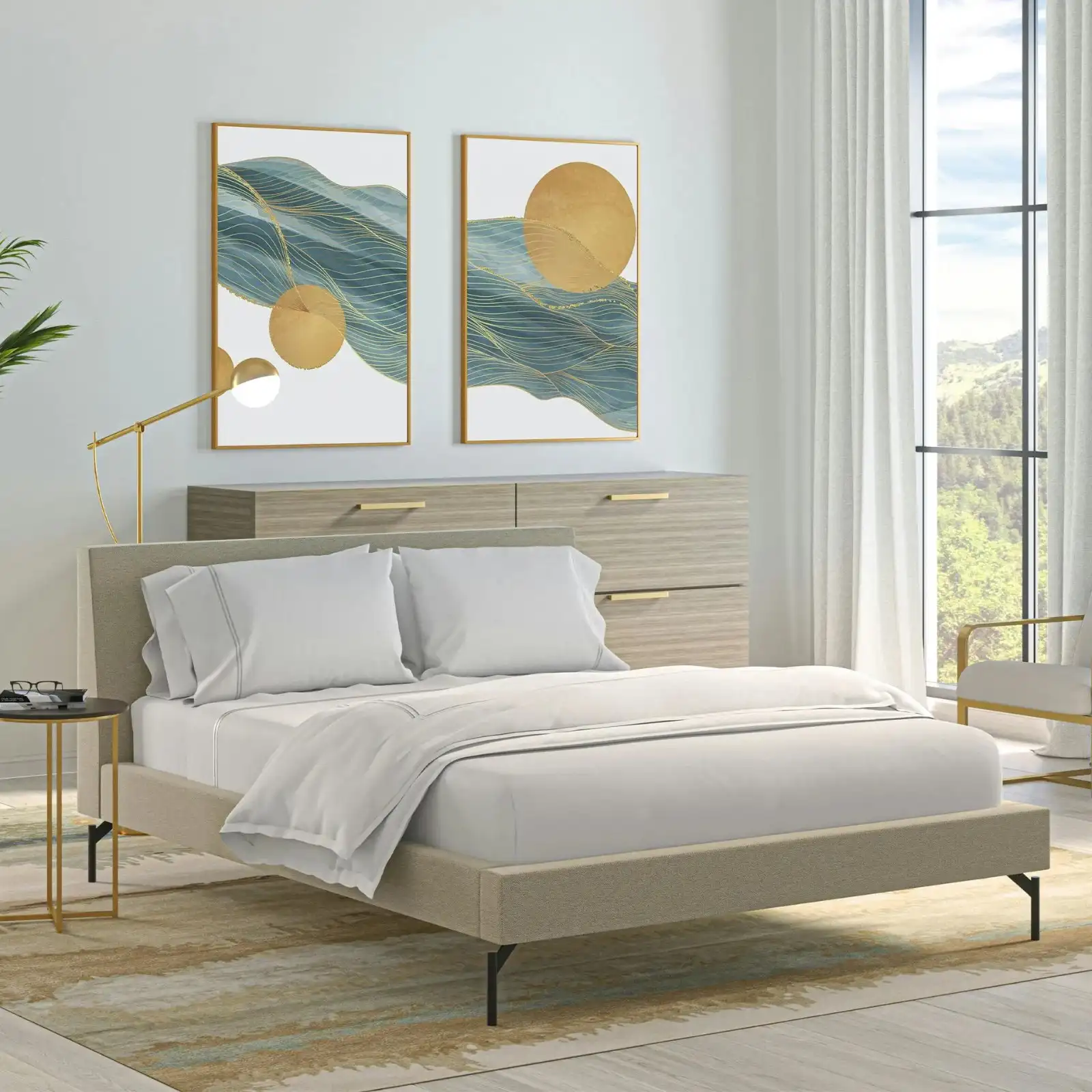 Zenhaven® natural latex mattress providing responsive and personalized sleep comfort